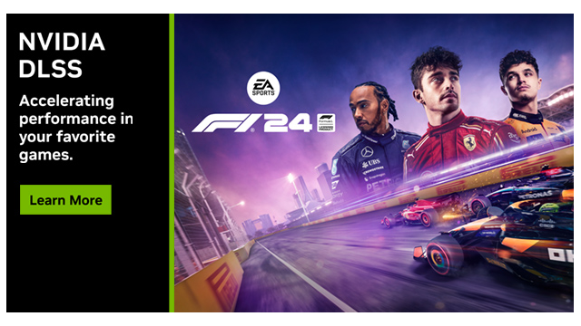 EA SPORTS™ F1® 24 现已支持 DLSS 3，并通过 Reflex 和光线追踪提升游戏体验